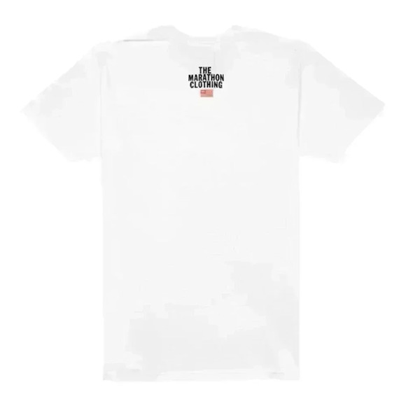 The Marathon Clothing White T-Shirt with Red TMC Logo. Small. NWT - Picture 2 of 7